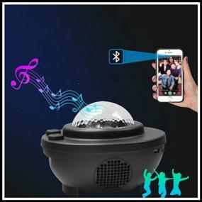 img 3 attached to Ночник-проектор Baziator Starry Projector Light Galaxy Night, 6 Вт, цвет арматуры: черный, цвет плафона: бесцветный