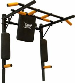 img 1 attached to Horizontal Bar, Parallel Bars 3 grips Absolute Champion Iron body 98 cm black/yellow 10.2 kg