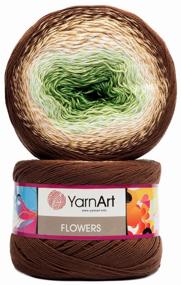 img 1 attached to Пряжа YarnArt Flowers, 55 % хлопок, 45 % акрил, 250 г, 1000 м, 1 шт., 272