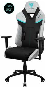 img 3 attached to 🎮 ThunderX3 TC5 MAX Gaming Chair - Faux Leather Upholstery, Arctic White Color