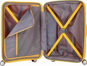 img 3 attached to Suitcase American Tourister, M, golden yellow