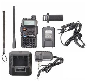 img 3 attached to Baofeng UV-5R 8W Walkie Talkie - Dual Power Modes (Black) - Improved SEO