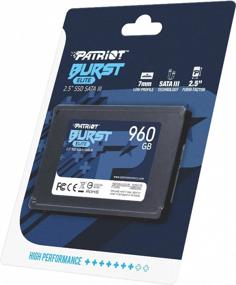 img 1 attached to Твердотельный накопитель Patriot Memory Burst Elite 960 ГБ SATA PBE960GS25SSDR