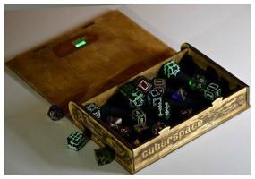 img 3 attached to Раздвижной лоток Dice Tray для игральных кубиков. Арсенал DnD с магнитным замком