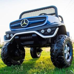 img 3 attached to RiverToys Mercedes-Benz Unimog Concept buggy P555BP 4WD, blue gloss