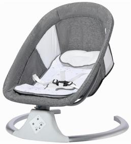 img 3 attached to Sun Lounger Chair with Bluetooth and DU - Electronic Swings for Newborns