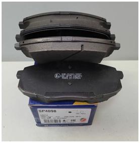 img 3 attached to Brake pads SP4098 for HYUNDAI CRETA 16-, front