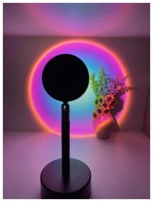 img 3 attached to 🌅 Enhance Your Atmosphere with the Tik Tok RGB Sunset Lamp: 16 Colors Remote-Controlled for Photo and Light Therapy