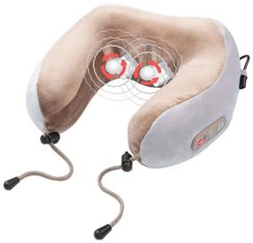 img 3 attached to Travel pillow, neck massager Yamaguchi Travel, beige