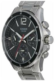 img 2 attached to Wrist Watch CASIO MTP-1374D-1A Quartz, waterproof, arrow light