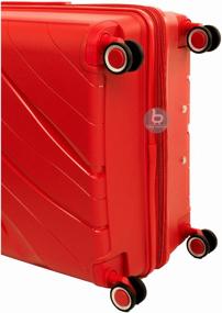 img 3 attached to Polypropylene suitcase on 4 wheels M / Luggage / 89 L / Lightweight durable suitcase polypropylene