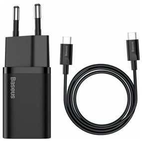 img 3 attached to BASEUS Super Si USB-C phone charger + Type-C-Type-C cable, 3A, 25W, black