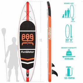 img 3 attached to SUP board inflatable board FunWater Cruise 11.0" (size 335*84*15) complete set