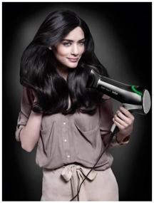 img 3 attached to Hairdryer Braun HD 730 Satin Hair 7, black/silver