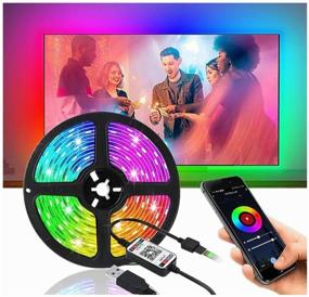 img 2 attached to 5 Meter LED Strip with Remote Control - Self-Adhesive Multicolored 🌈 Diode Strip for Interior Decor - Enhance Your Space with this LED Tape