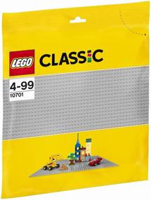 img 1 attached to Детали LEGO Classic 10701 Строительная пластина серого цвета