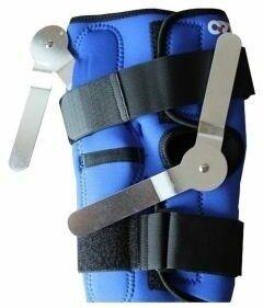 img 2 attached to ORTO Knee brace NKN 149, size XL, height 32 cm, blue/black