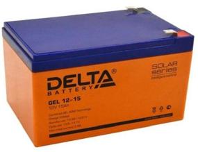 img 2 attached to Gel battery for UPS Delta GEL 12-15 Ah 12V (AGM + GEL)