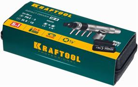 img 1 attached to Screwdriver with interchangeable bits Kraftool 25555, 6 pcs., black