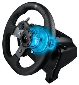img 3 attached to 🎮 Руль Logitech G G920 Driving Force, Черный: Повысьте свои впечатления от вождения