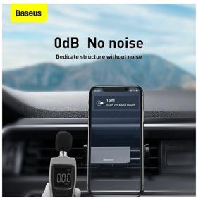 img 3 attached to Baseus Steel Cannon Air Outlet Car Mount Gravity Holder Black