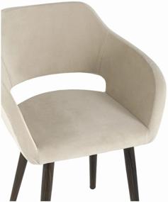 img 3 attached to Chair STOOL GROUP Simon, metal/velor, metal, color: beige