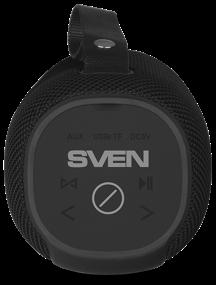 img 3 attached to Sven PS-290, black, speaker system 2.0, power 2x10 W RMS , Waterproof IPx6 , TWS, Bluetooth, FM, USB, microSD, built-in battery