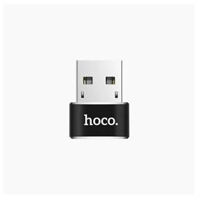 img 3 attached to Hoco UA6 USB Type-C to USB 2.0 adapter/adapter, 1 pc., black