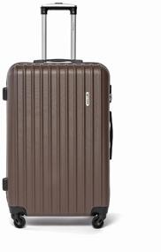 img 3 attached to Suitcase Lacase Krabi, L 85 l, coffee color