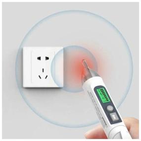 img 2 attached to Voltage Indicator Digital Xiaomi Duka Smart Test Pencil Non Contact EP-1 White
