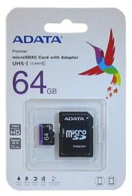 img 3 attached to ADATA 64GB microSDXC Class 10 UHS-I U1 R High-Speed SD Card - 50MB/s