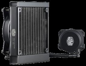 img 3 attached to Water cooling system for Cooler Master MasterLiquid Lite 120 processor, black