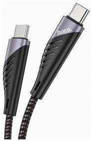 img 3 attached to Cable Hoco U95 Type-C to Type-C, Super Fast PD 60W, 3 A, length 1.5m, black