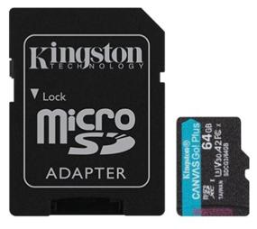 img 3 attached to Memory Card Kingston microSDXC 64 GB Class 10, V30, A2, UHS-I U3, R/W 170/70 MB/s, SD adapter