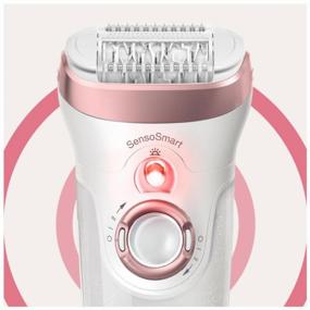 img 2 attached to 🧖 Braun 9-720 Silk-epil 9 SensoSmart Epilator - Complete Hair Removal Solution in White