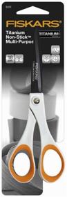 img 1 attached to FISKARS Universal Scissors Titanium Non-Stick 18 cm