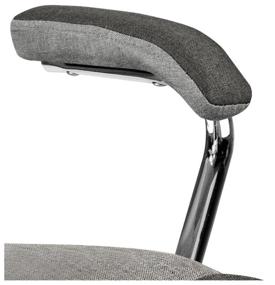 img 3 attached to Executive chair HELMI HL-E41 "Stylish", fabric/mesh, grey/beige