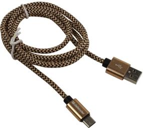 img 2 attached to Cable Defender USB Type-C - USB (USB09-03T PRO), 1 m, golden