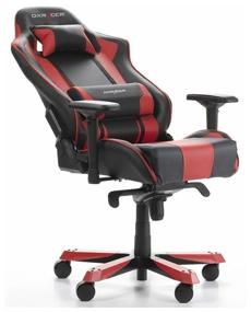 img 3 attached to Gaming chair DXRacer King OH/KS06, upholstery: imitation leather, color: black/red