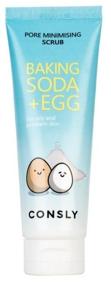 img 3 attached to Consly Scrub with soda and egg protein Baking soda & egg pore, 120 ml