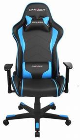 img 3 attached to Компьютерное кресло DXRacer Formula OH/FE08 игровое, обивка: искусственная кожа, цвет: черный/синий