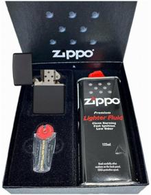 img 2 attached to Gift set ZIPPO (Lighter ZIPPO 218 Classic with Black Matte coated flint fuel, 125 ml)