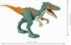 img 3 attached to Фигурка Mattel Jurassic World Свирепый Динозавр HDX18, 8.3 см морос интрепидус