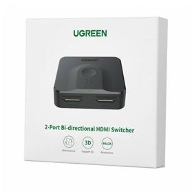 img 3 attached to HDMI splitter for 2 outputs/inputs Ugreen CM217 4K 1x2/2x1