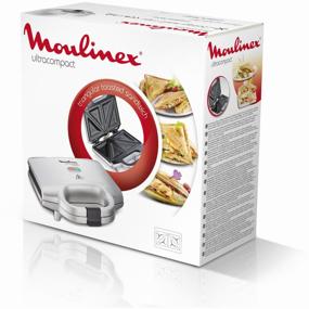 img 3 attached to Sandwich maker Moulinex SM1541, silver