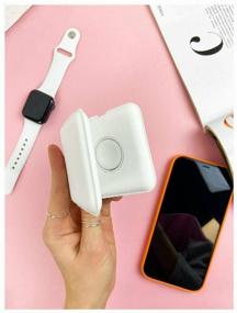 img 2 attached to ⚡️ 2-in-1 Wireless Charger for iPhone and Apple Watch: Fast Charging Docking Station with MagSafe Magnetic Charging