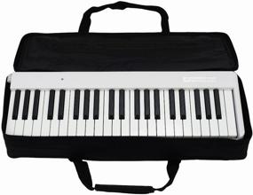 img 2 attached to Portable Folding Piano with Dynamic Keyboard PianoSolo Pro 3 White