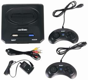 img 3 attached to Game console Retro Genesis Modern 300 games black