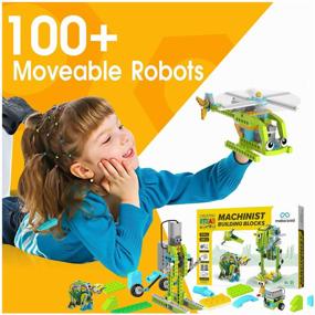 img 2 attached to 🧩 Makerzoid Machinist Building Blocks - 100in1 Electronic Programmable Robot Constructor