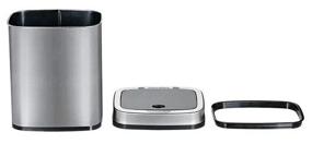 img 2 attached to Ведро Xiaomi Ninestars Stainless steel Sensor Trash Can, 12 л серый